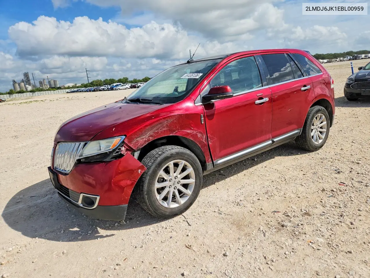 2014 Lincoln Mkx VIN: 2LMDJ6JK1EBL00959 Lot: 58406136