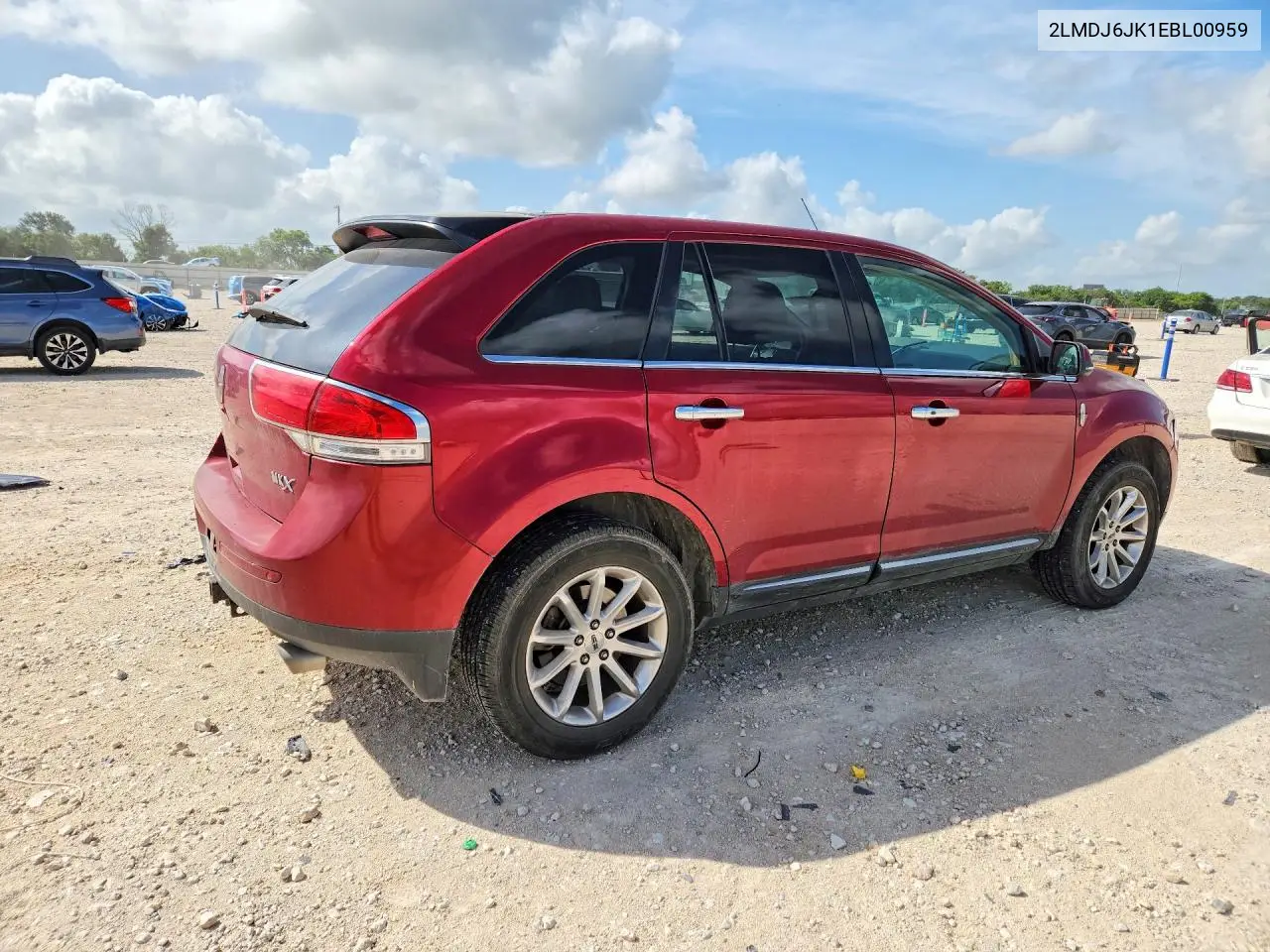 2014 Lincoln Mkx VIN: 2LMDJ6JK1EBL00959 Lot: 58406136