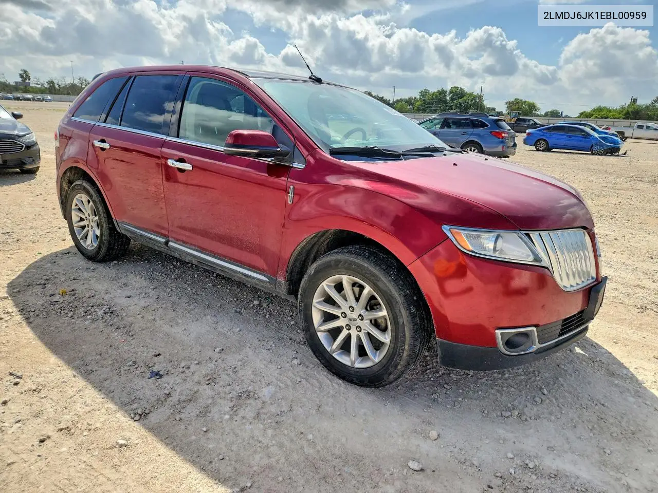2014 Lincoln Mkx VIN: 2LMDJ6JK1EBL00959 Lot: 58406136