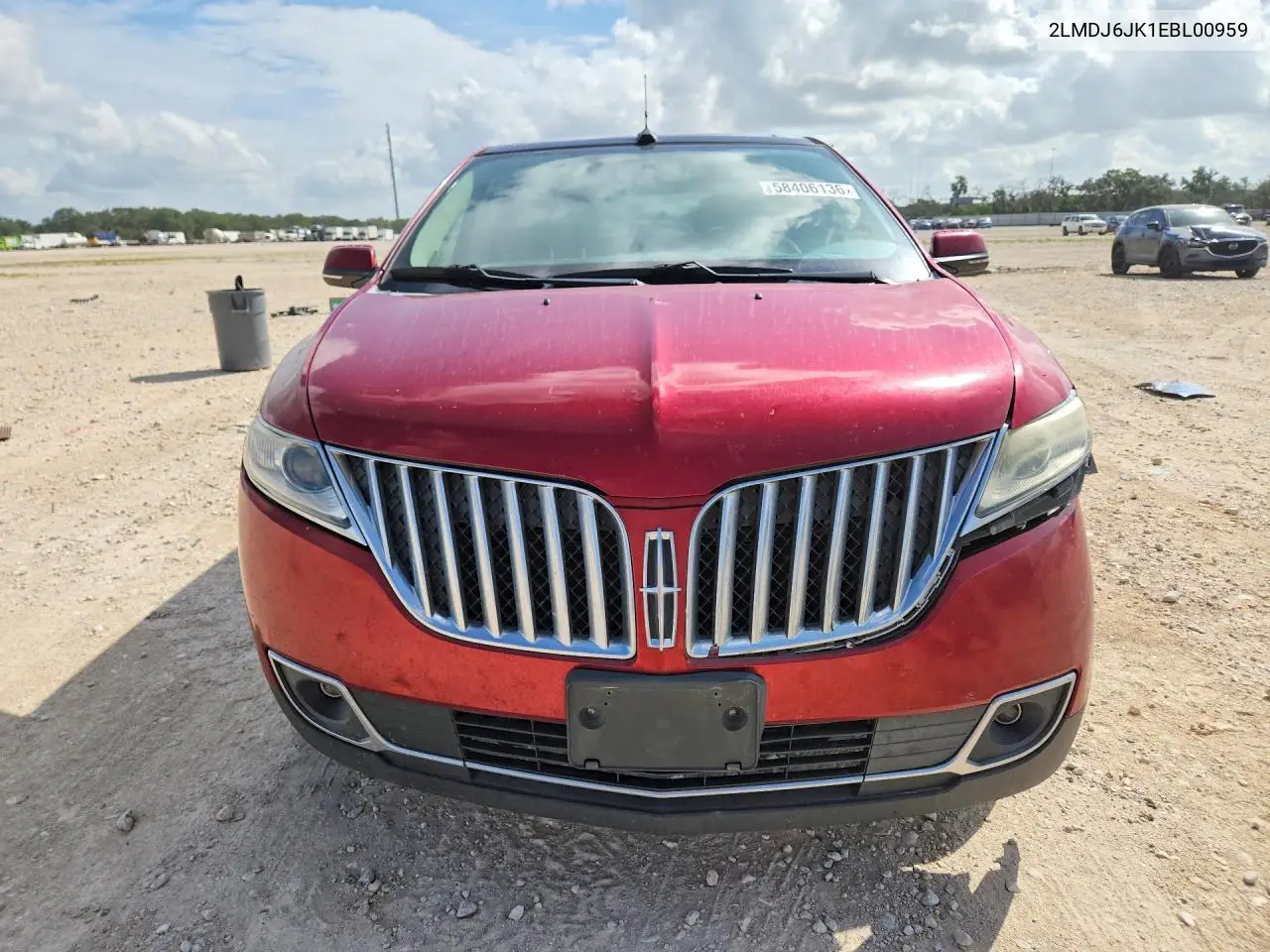 2014 Lincoln Mkx VIN: 2LMDJ6JK1EBL00959 Lot: 58406136