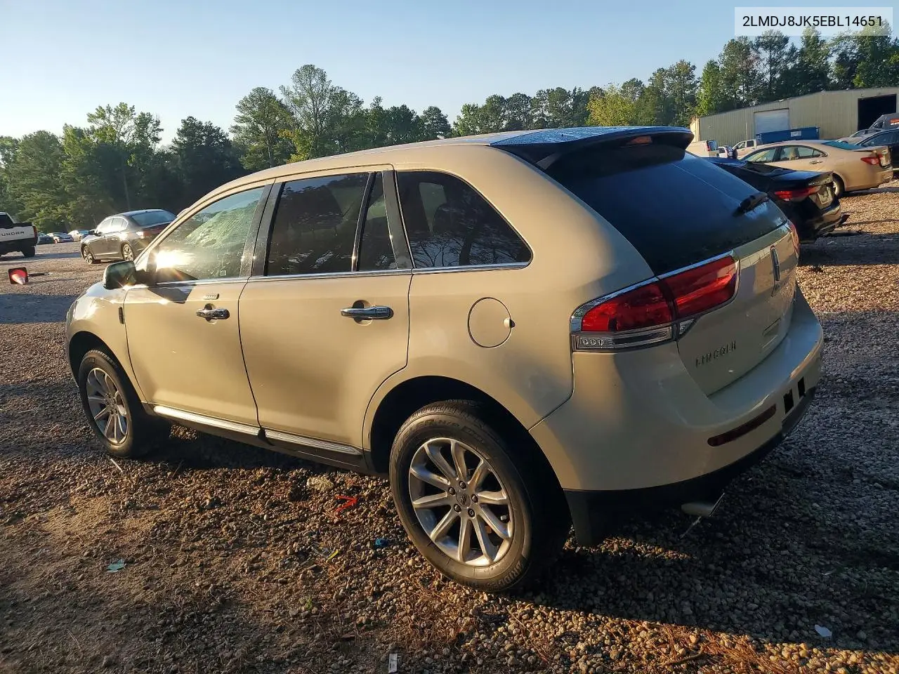 2014 Lincoln Mkx VIN: 2LMDJ8JK5EBL14651 Lot: 60473236
