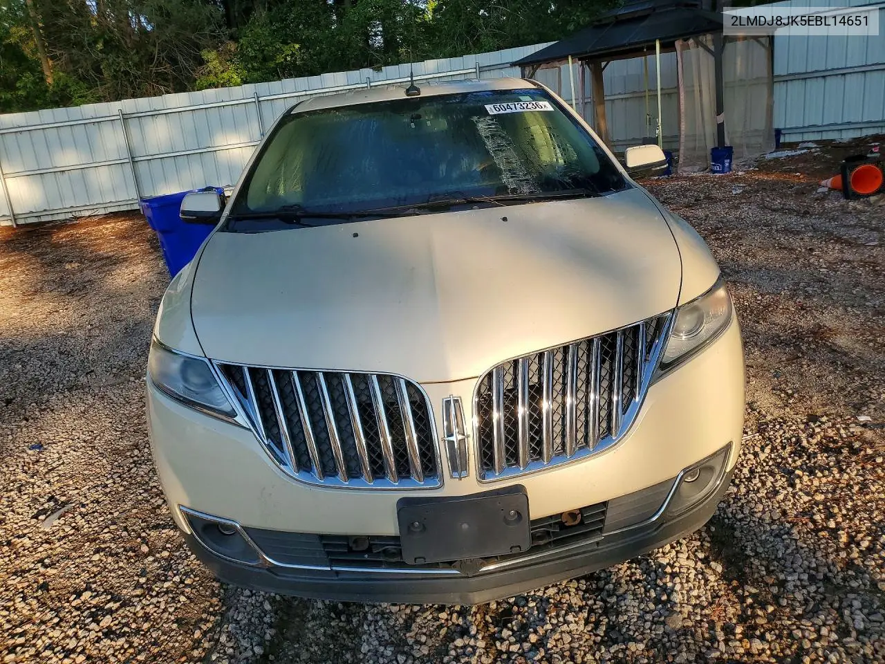 2014 Lincoln Mkx VIN: 2LMDJ8JK5EBL14651 Lot: 60473236