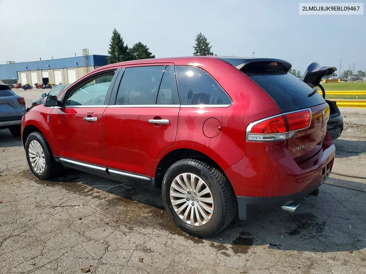 2014 Lincoln Mkx VIN: 2LMDJ8JK9EBL09467 Lot: 61118986