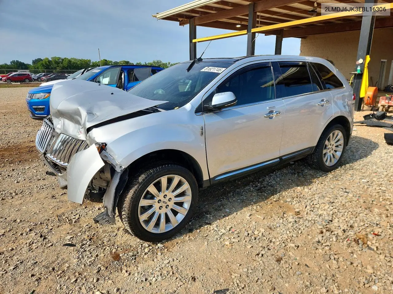 2014 Lincoln Mkx VIN: 2LMDJ6JK3EBL16306 Lot: 61821746