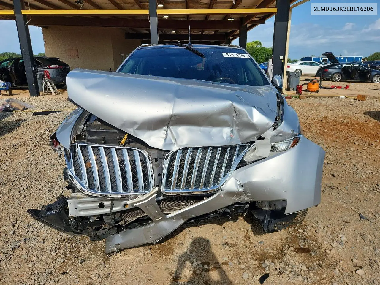 2014 Lincoln Mkx VIN: 2LMDJ6JK3EBL16306 Lot: 61821746
