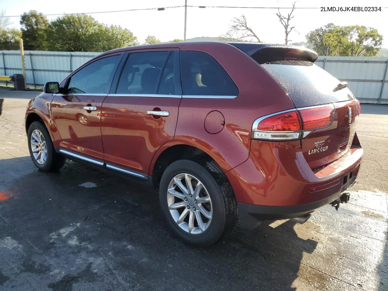 2LMDJ6JK4EBL02334 2014 Lincoln Mkx