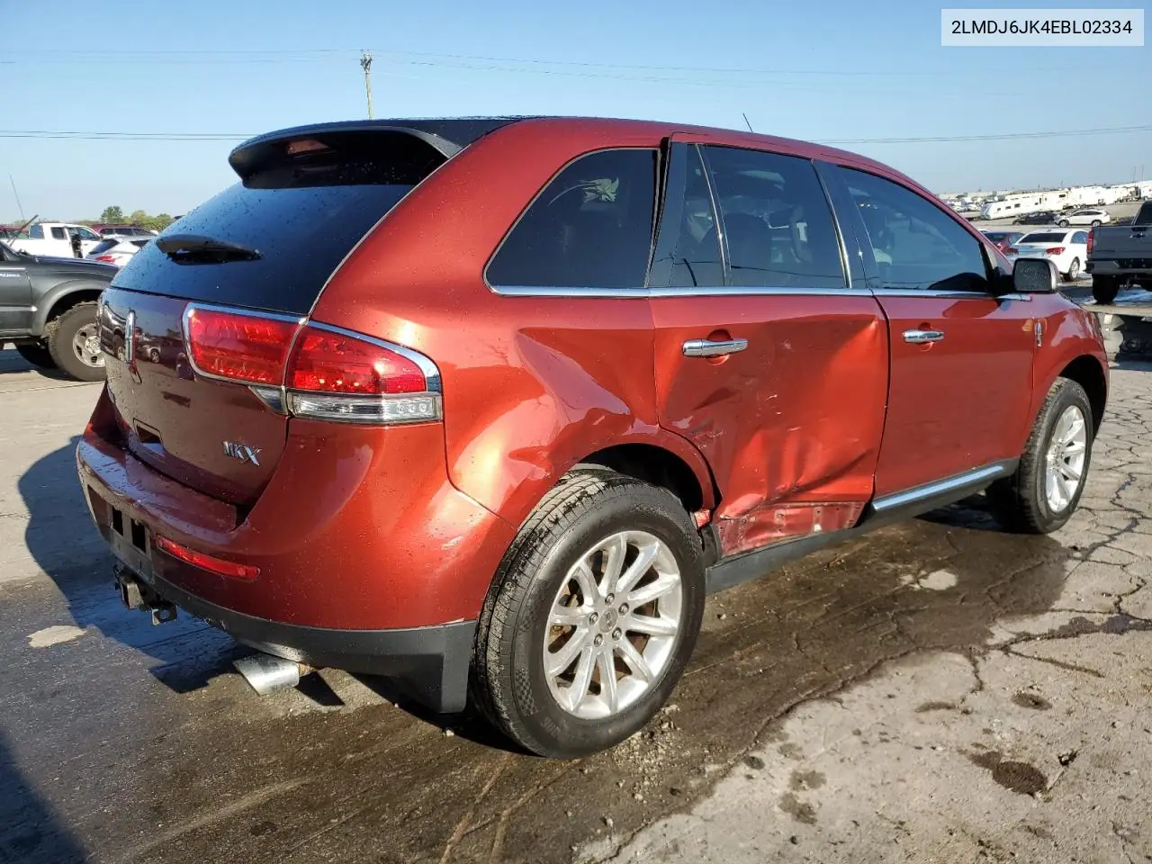 2LMDJ6JK4EBL02334 2014 Lincoln Mkx