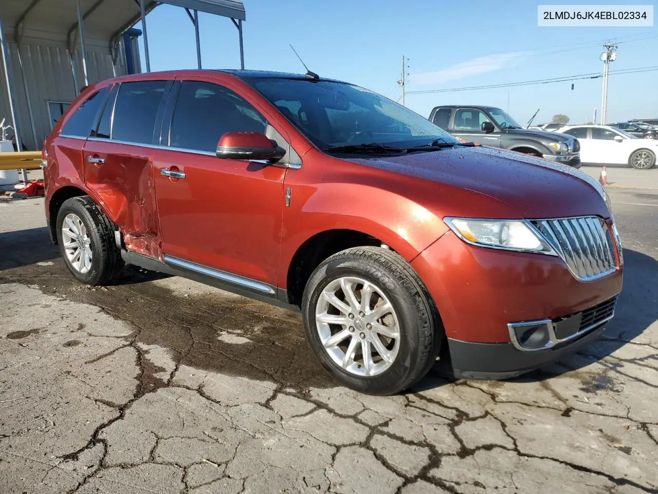 2LMDJ6JK4EBL02334 2014 Lincoln Mkx