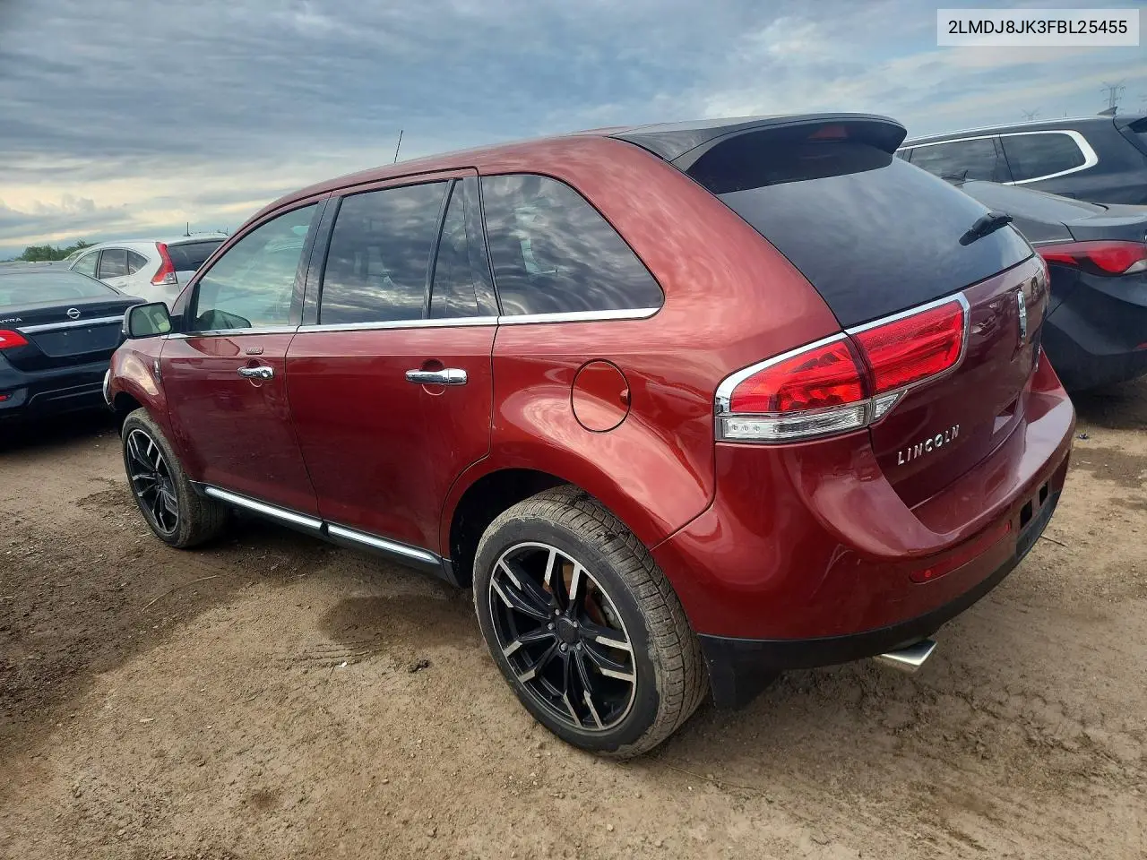 2015 Lincoln Mkx VIN: 2LMDJ8JK3FBL25455 Lot: 57733166