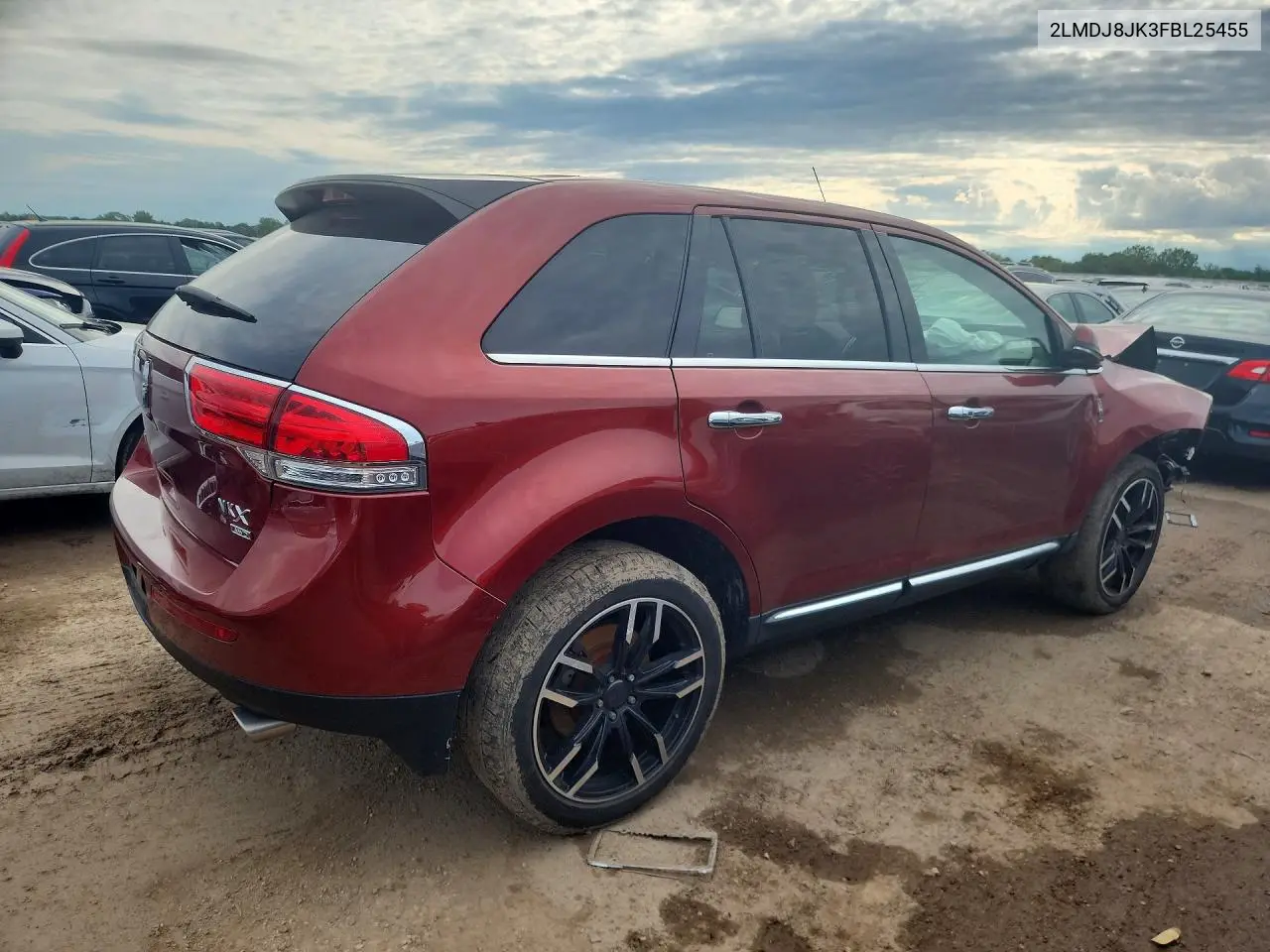 2015 Lincoln Mkx VIN: 2LMDJ8JK3FBL25455 Lot: 57733166
