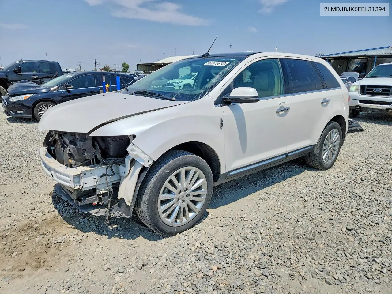 2015 Lincoln Mkx VIN: 2LMDJ8JK6FBL31394 Lot: 58575916
