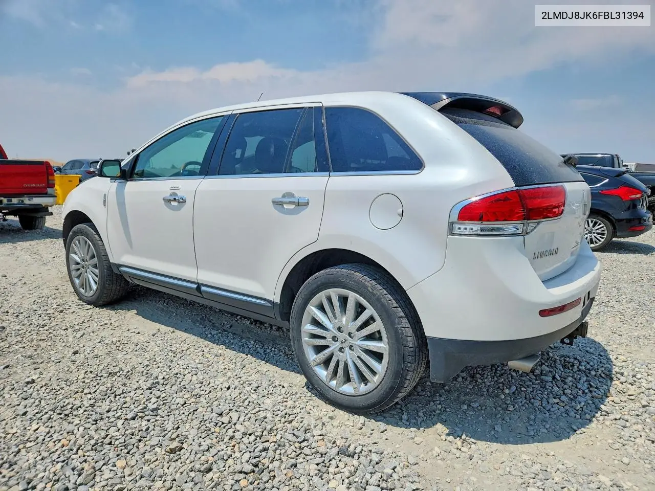 2015 Lincoln Mkx VIN: 2LMDJ8JK6FBL31394 Lot: 58575916