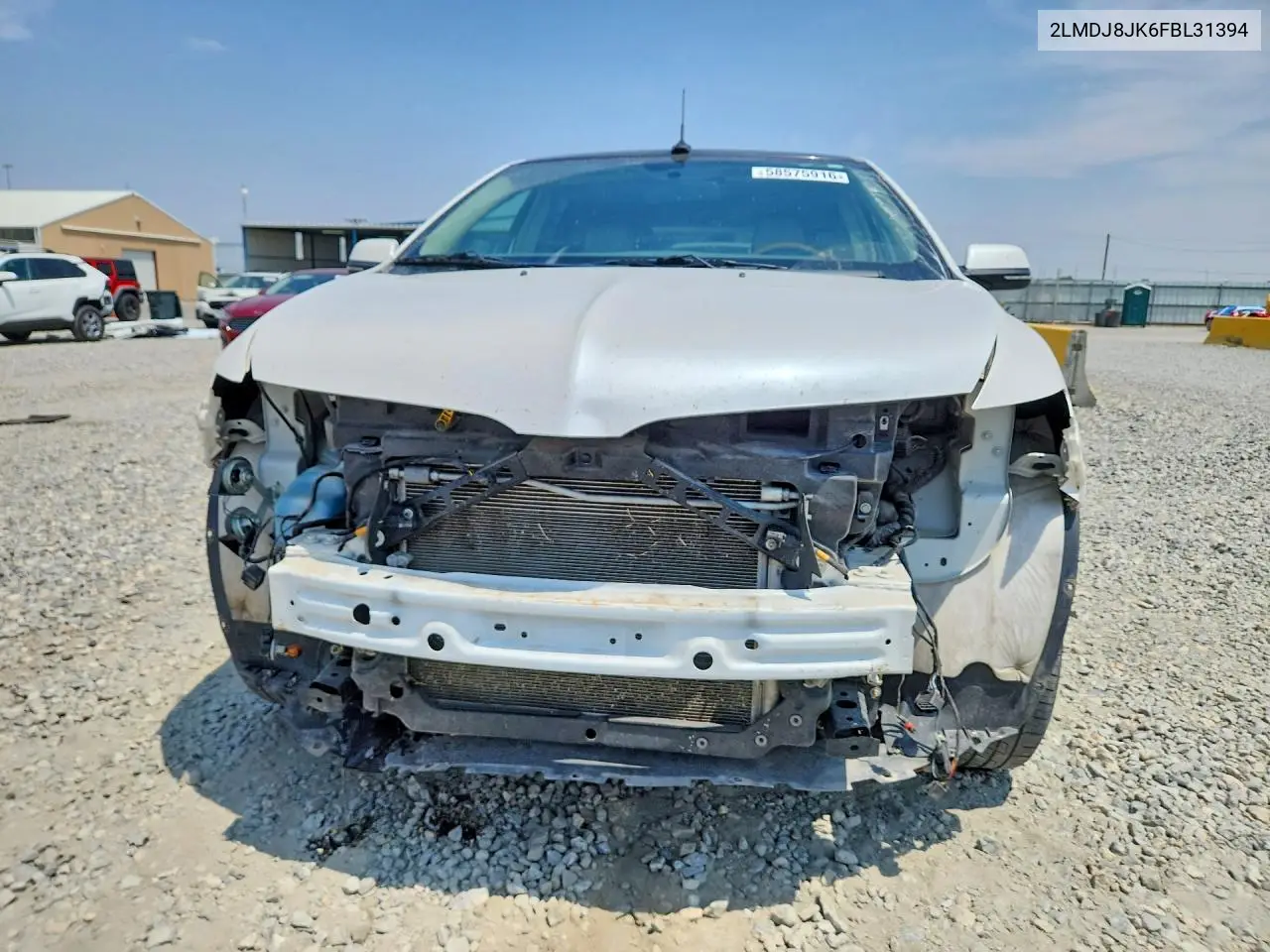 2015 Lincoln Mkx VIN: 2LMDJ8JK6FBL31394 Lot: 58575916
