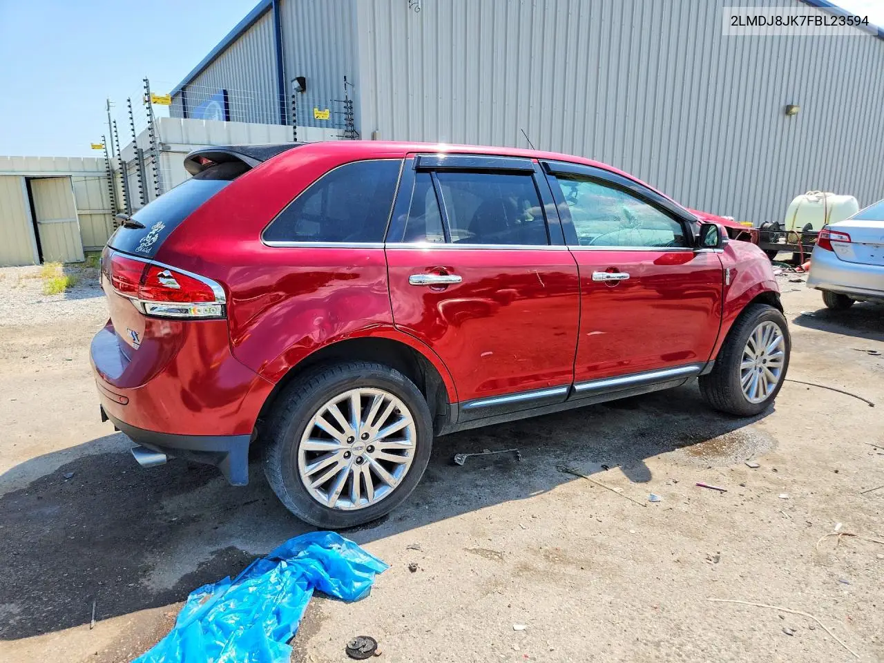 2015 Lincoln Mkx VIN: 2LMDJ8JK7FBL23594 Lot: 59787996