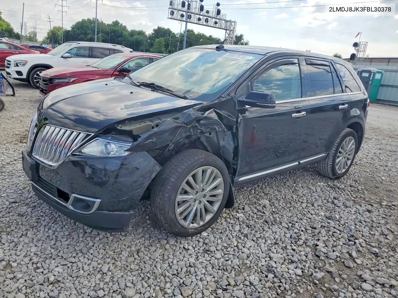 2015 Lincoln Mkx VIN: 2LMDJ8JK3FBL30378 Lot: 59857676