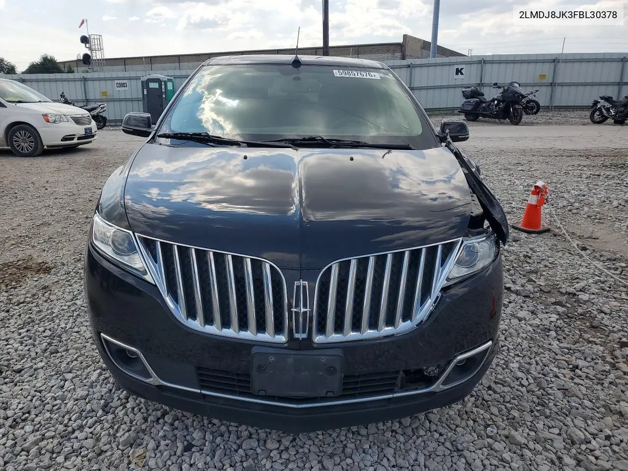 2015 Lincoln Mkx VIN: 2LMDJ8JK3FBL30378 Lot: 59857676