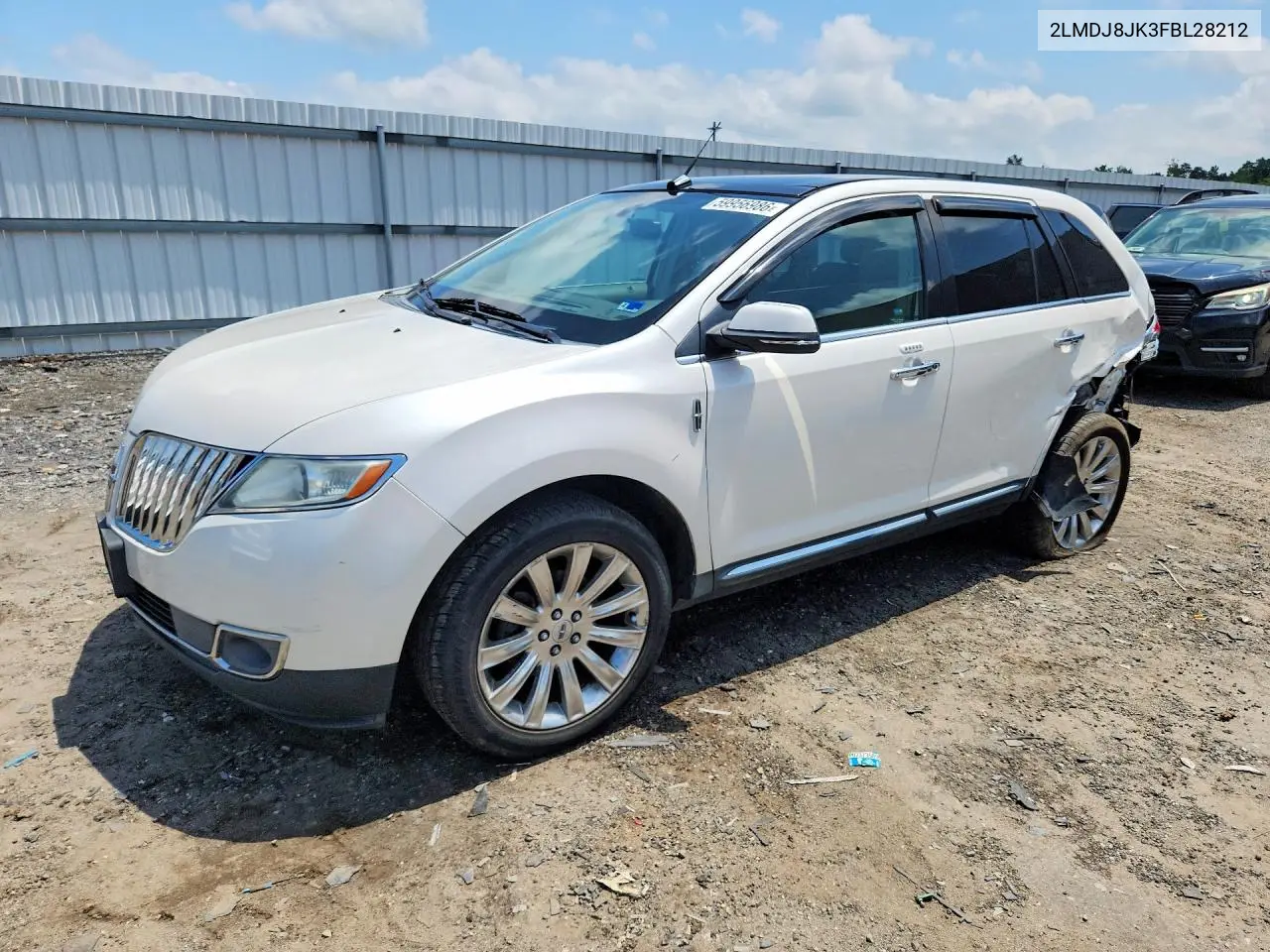2015 Lincoln Mkx VIN: 2LMDJ8JK3FBL28212 Lot: 59956986