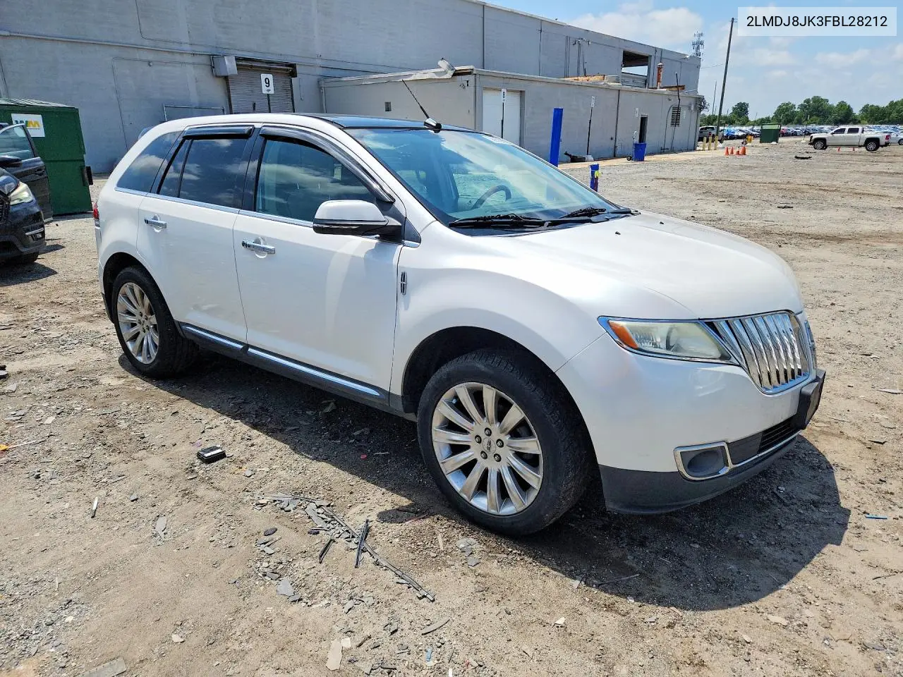 2015 Lincoln Mkx VIN: 2LMDJ8JK3FBL28212 Lot: 59956986