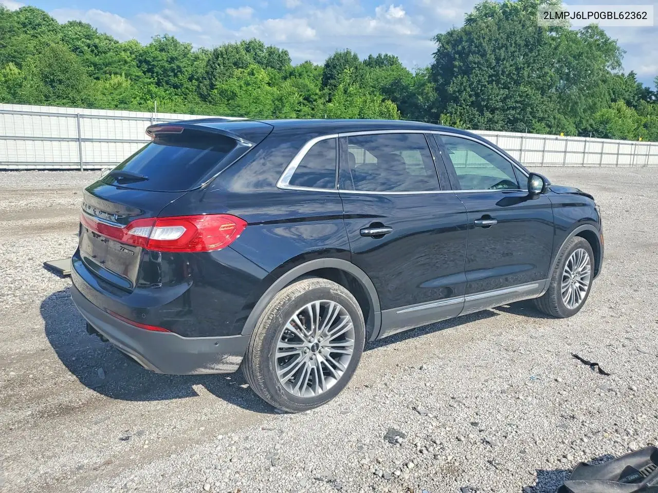 2016 Lincoln Mkx Reserve VIN: 2LMPJ6LP0GBL62362 Lot: 57140276