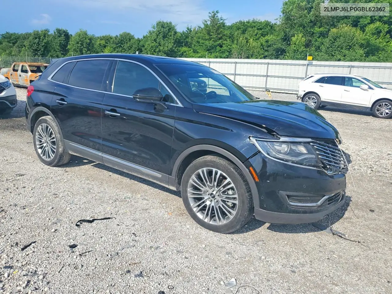 2016 Lincoln Mkx Reserve VIN: 2LMPJ6LP0GBL62362 Lot: 57140276