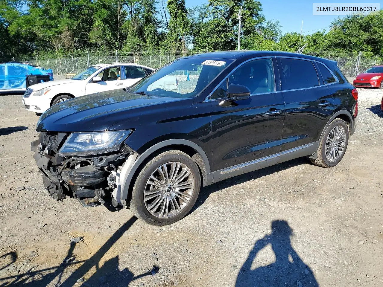 2016 Lincoln Mkx Reserve VIN: 2LMTJ8LR2GBL60317 Lot: 57325276