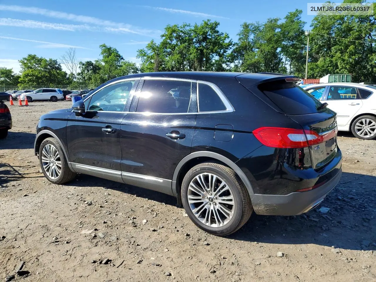 2016 Lincoln Mkx Reserve VIN: 2LMTJ8LR2GBL60317 Lot: 57325276