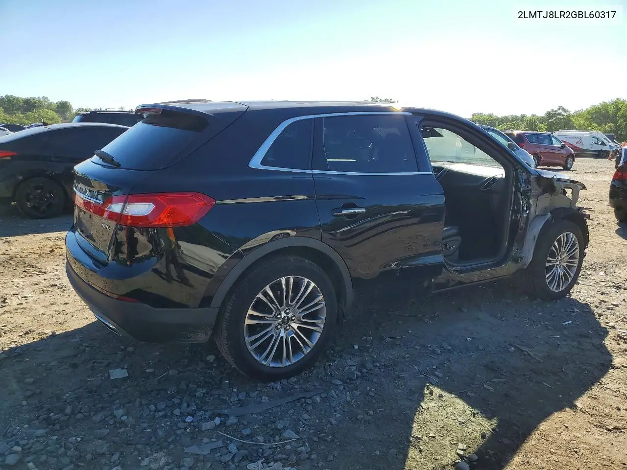 2016 Lincoln Mkx Reserve VIN: 2LMTJ8LR2GBL60317 Lot: 57325276