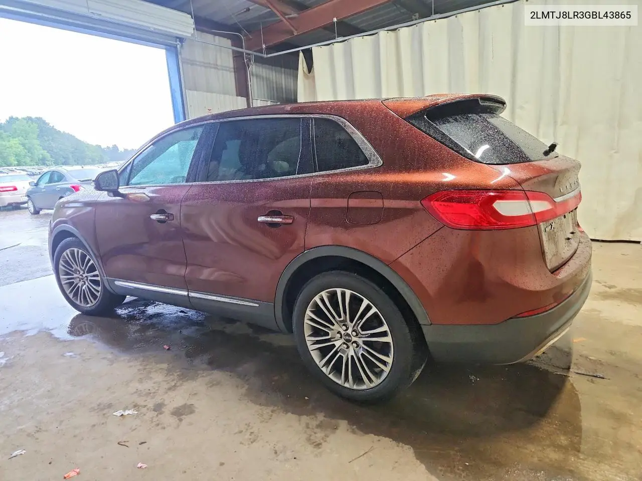 2016 Lincoln Mkx Reserve VIN: 2LMTJ8LR3GBL43865 Lot: 58124896