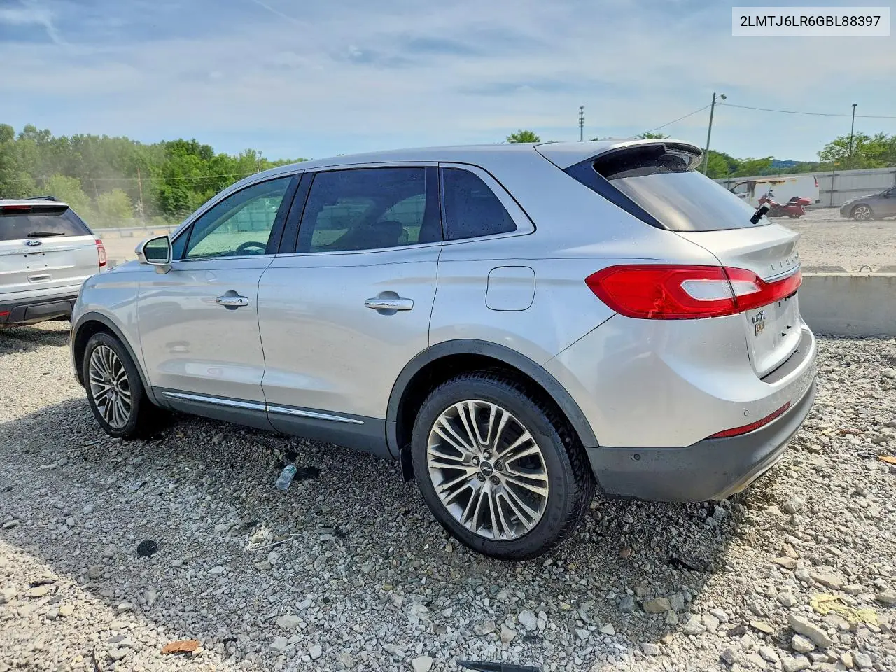 2016 Lincoln Mkx Reserve VIN: 2LMTJ6LR6GBL88397 Lot: 58246986