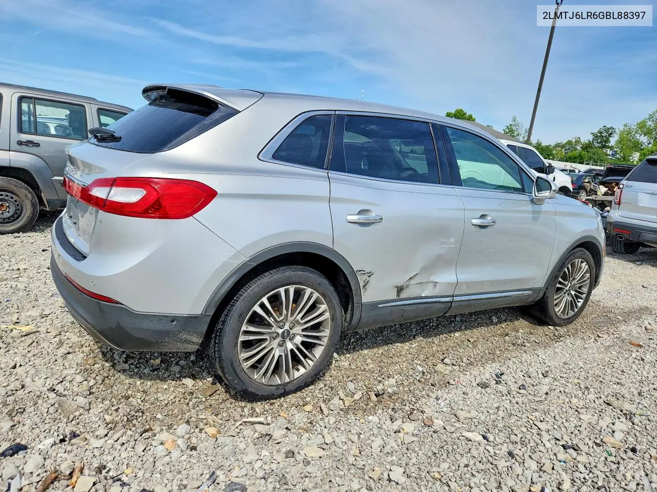 2016 Lincoln Mkx Reserve VIN: 2LMTJ6LR6GBL88397 Lot: 58246986