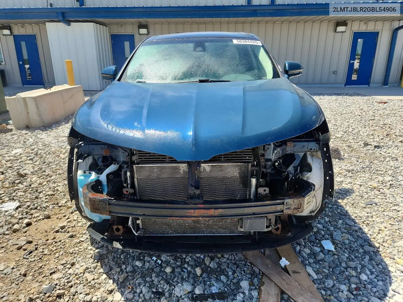 2016 Lincoln Mkx Reserve VIN: 2LMTJ8LR2GBL54906 Lot: 58384426