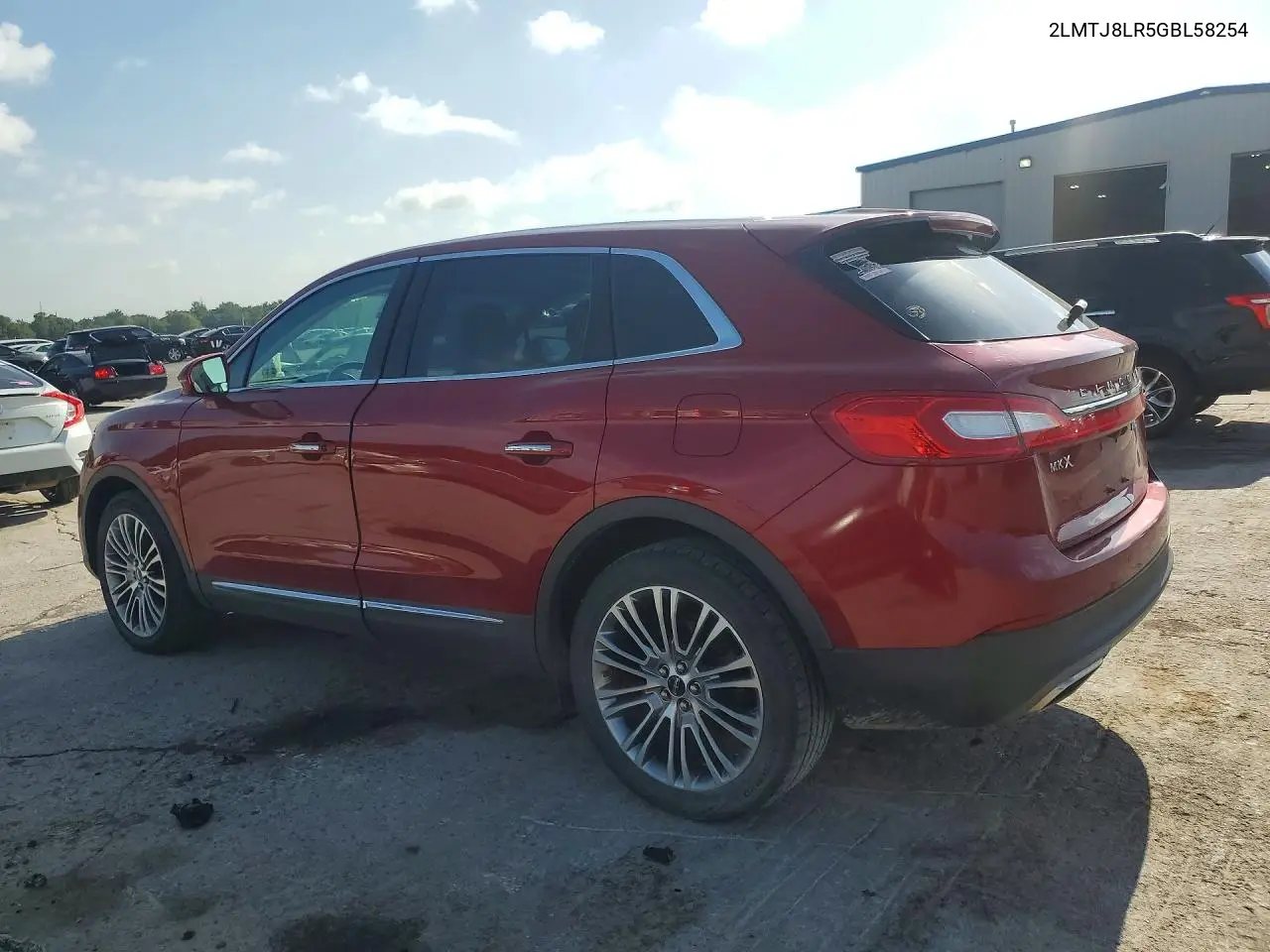 2016 Lincoln Mkx Reserve VIN: 2LMTJ8LR5GBL58254 Lot: 58800826