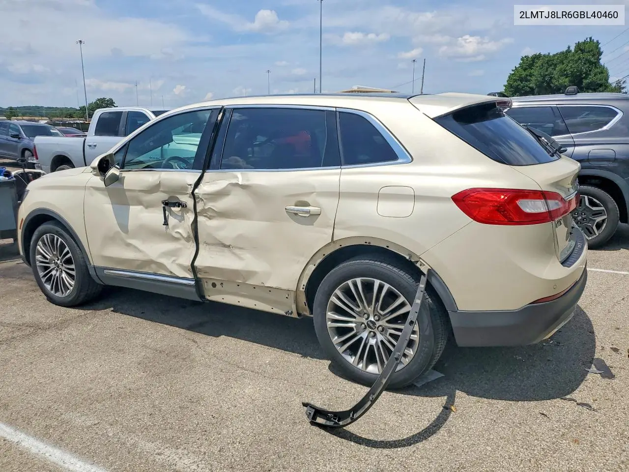 2016 Lincoln Mkx Reserve VIN: 2LMTJ8LR6GBL40460 Lot: 59364656