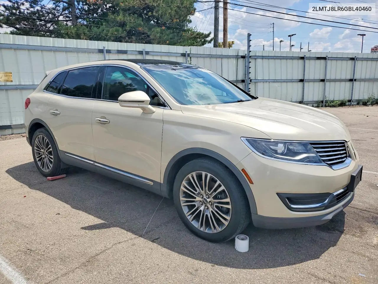 2016 Lincoln Mkx Reserve VIN: 2LMTJ8LR6GBL40460 Lot: 59364656