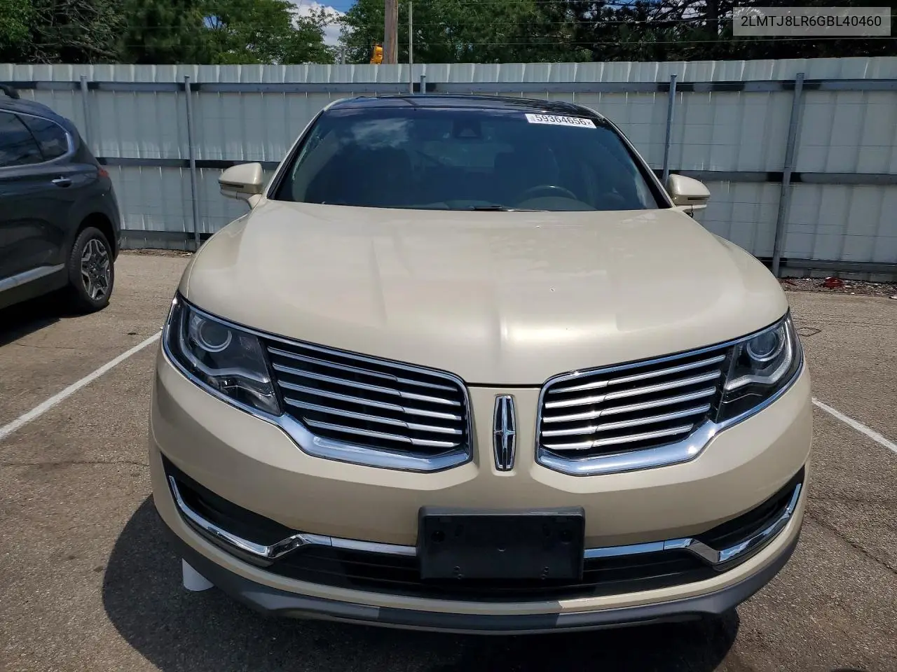 2016 Lincoln Mkx Reserve VIN: 2LMTJ8LR6GBL40460 Lot: 59364656