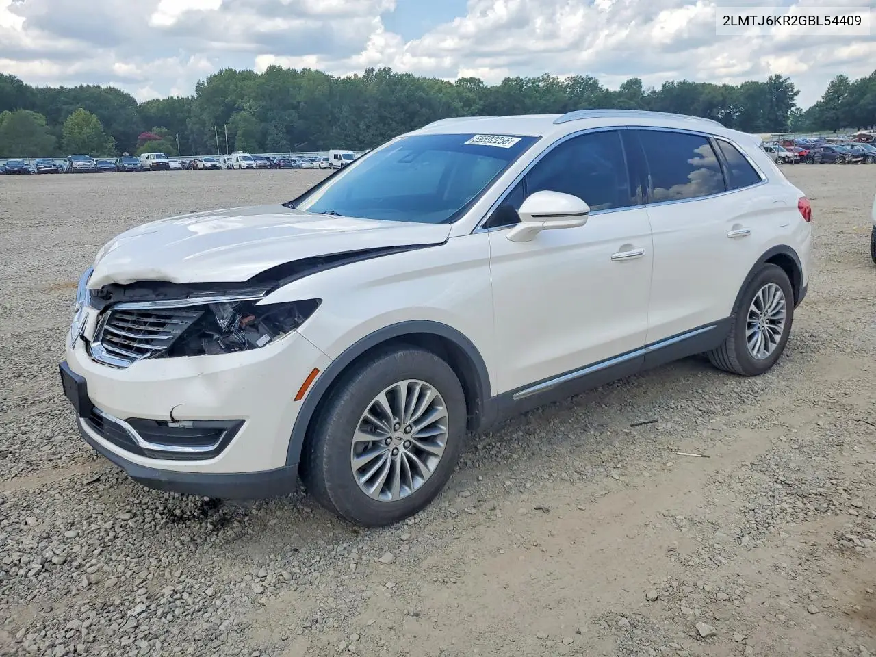 2016 Lincoln Mkx Select VIN: 2LMTJ6KR2GBL54409 Lot: 59592256