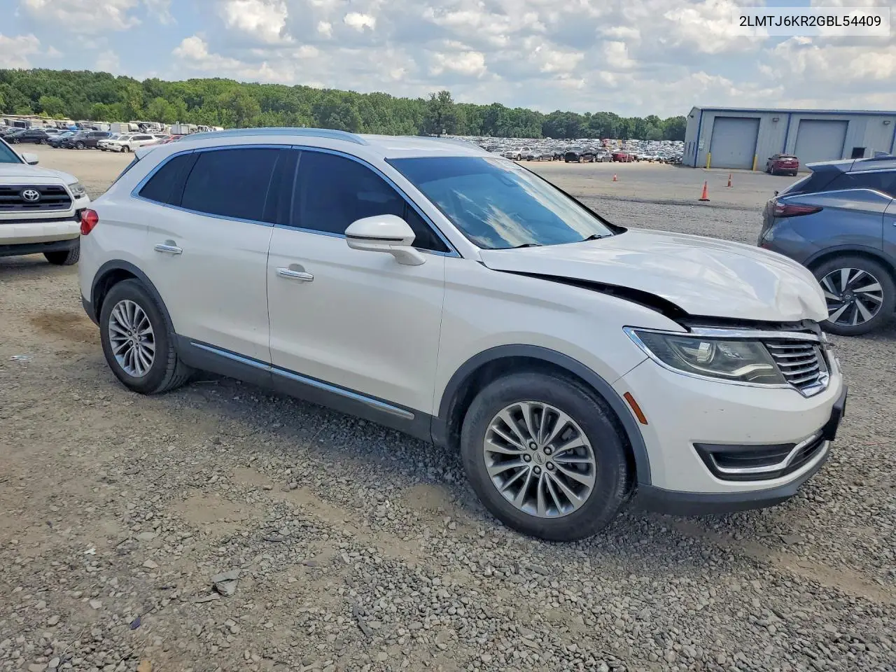 2016 Lincoln Mkx Select VIN: 2LMTJ6KR2GBL54409 Lot: 59592256
