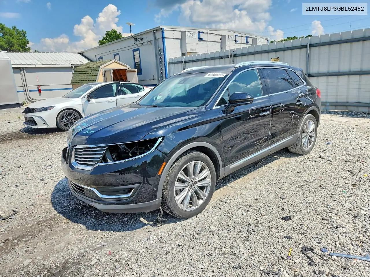 2016 Lincoln Mkx Reserve VIN: 2LMTJ8LP3GBL52452 Lot: 59660236