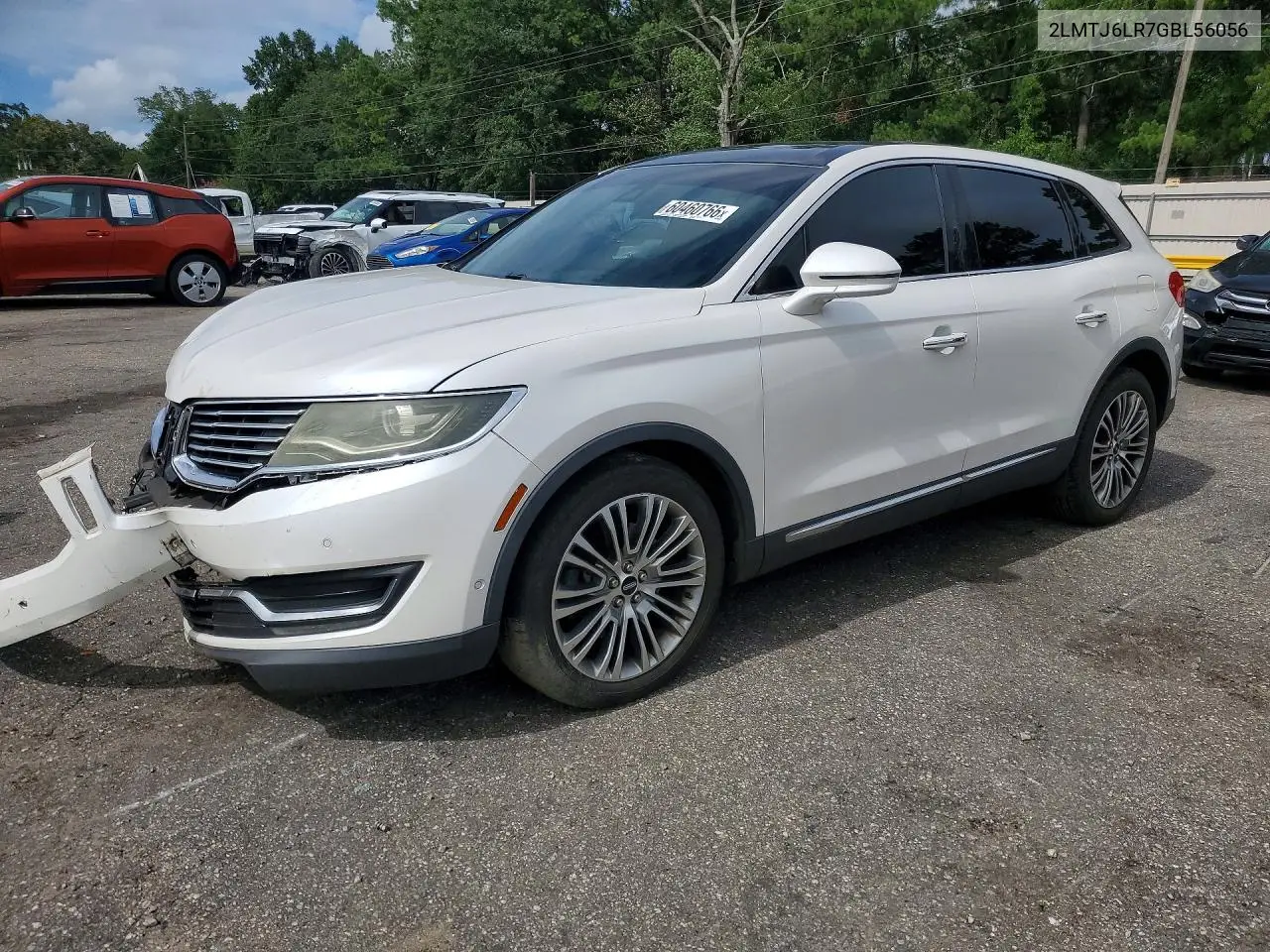2016 Lincoln Mkx Reserve VIN: 2LMTJ6LR7GBL56056 Lot: 60460766