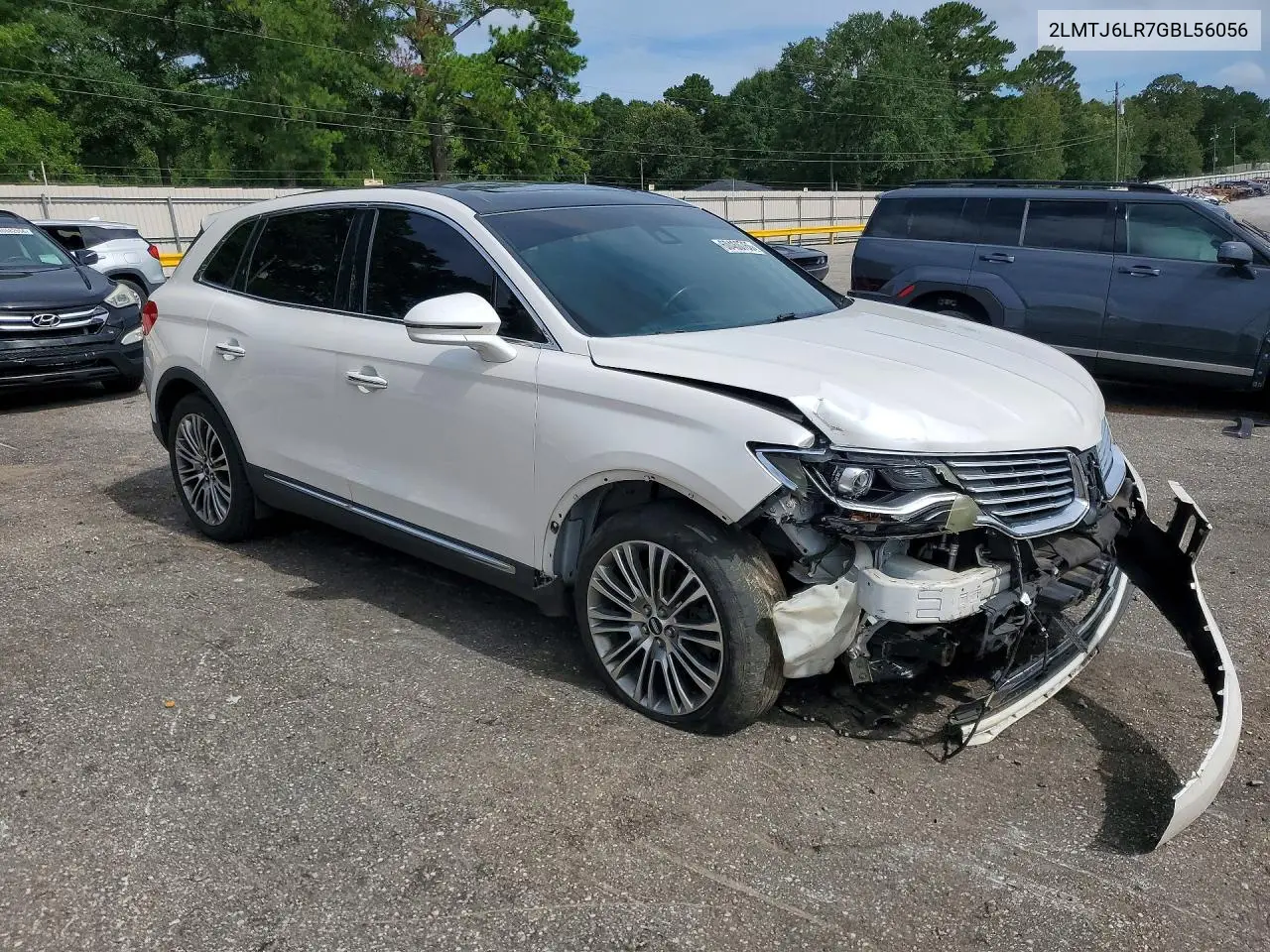 2016 Lincoln Mkx Reserve VIN: 2LMTJ6LR7GBL56056 Lot: 60460766
