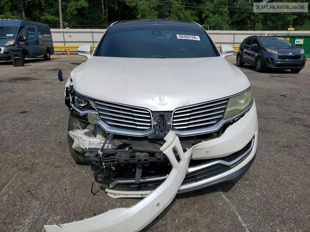 2016 Lincoln Mkx Reserve VIN: 2LMTJ6LR7GBL56056 Lot: 60460766