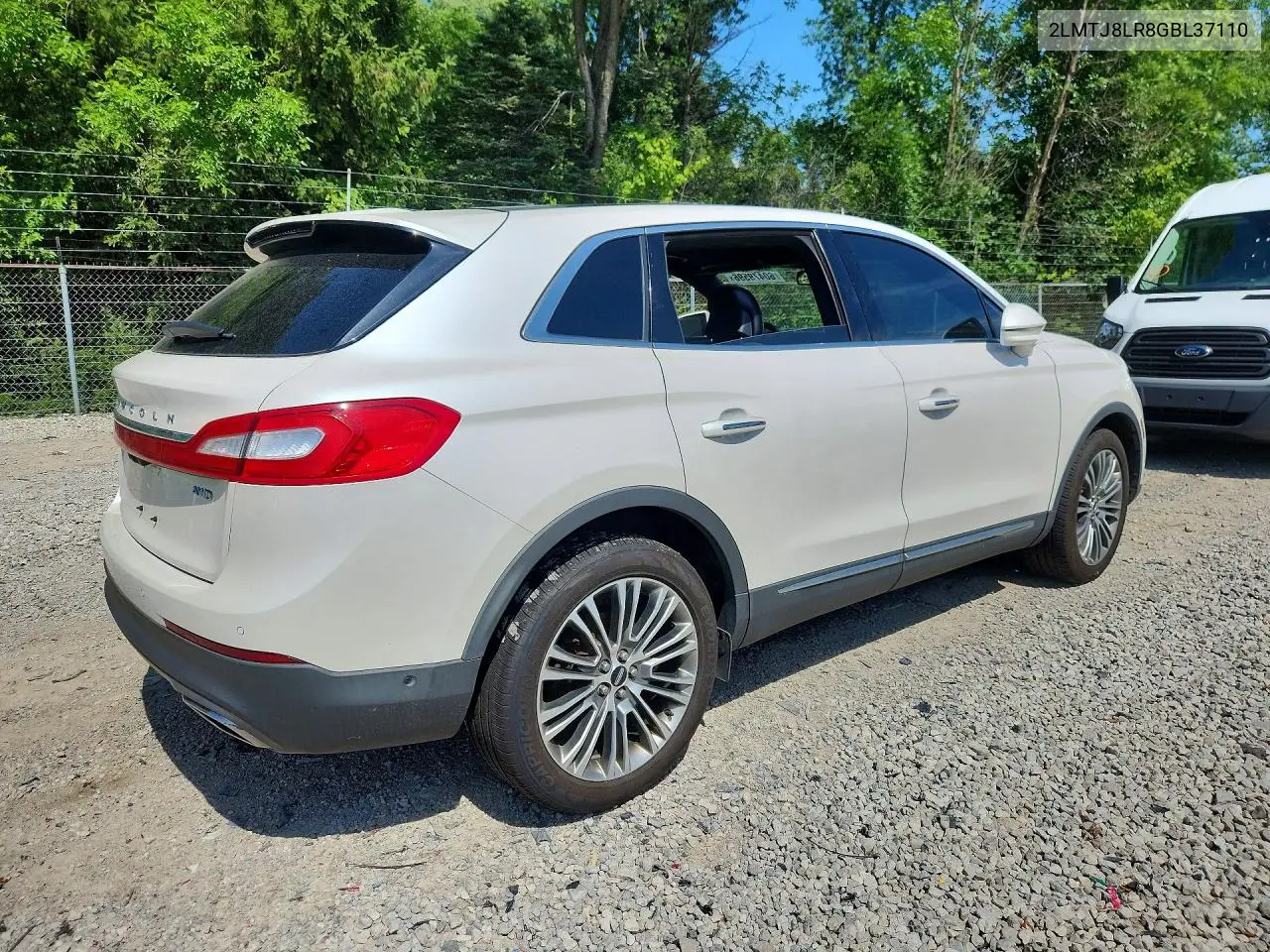 2016 Lincoln Mkx Reserve VIN: 2LMTJ8LR8GBL37110 Lot: 60479596