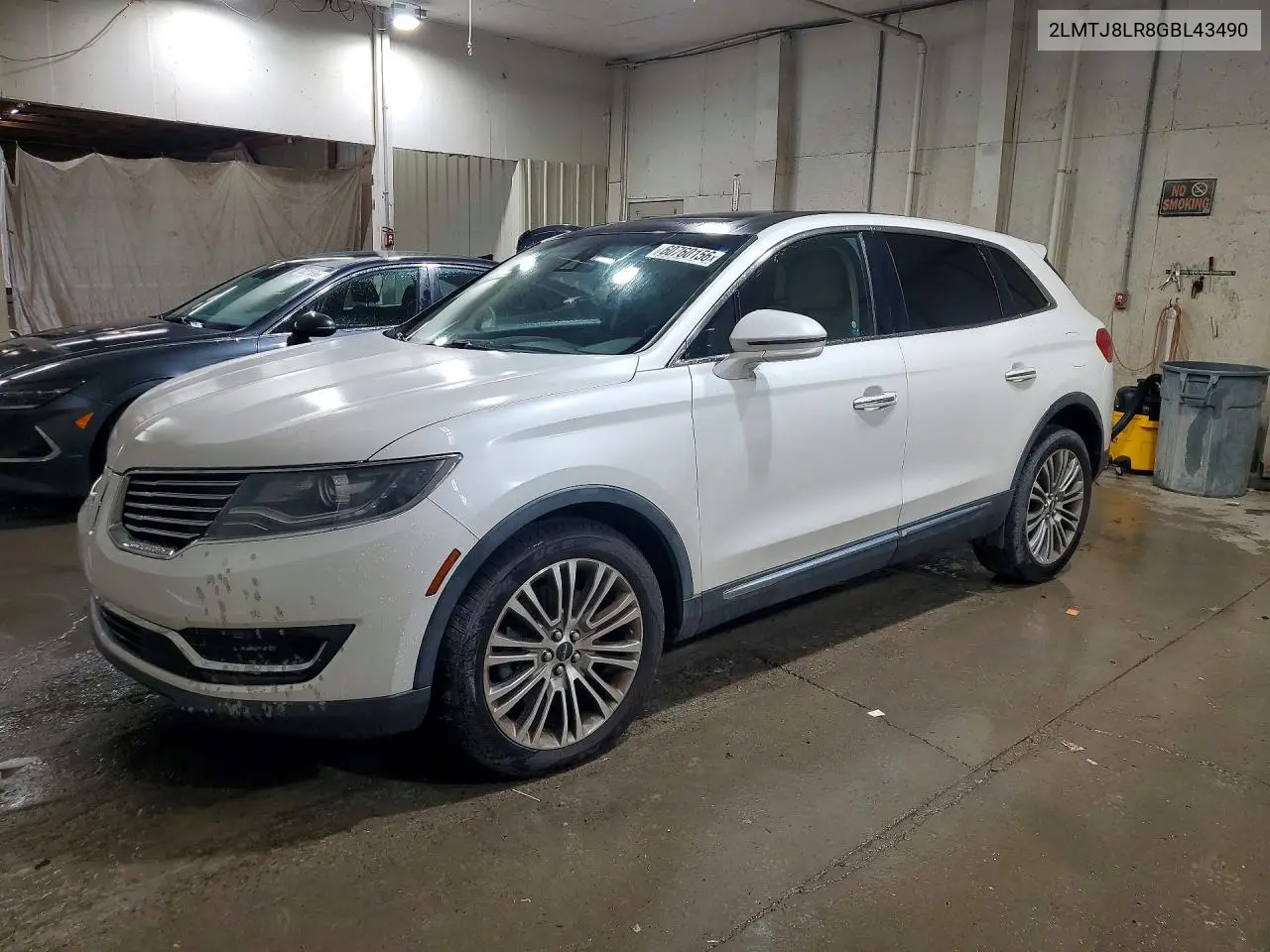 2016 Lincoln Mkx Reserve VIN: 2LMTJ8LR8GBL43490 Lot: 60760156