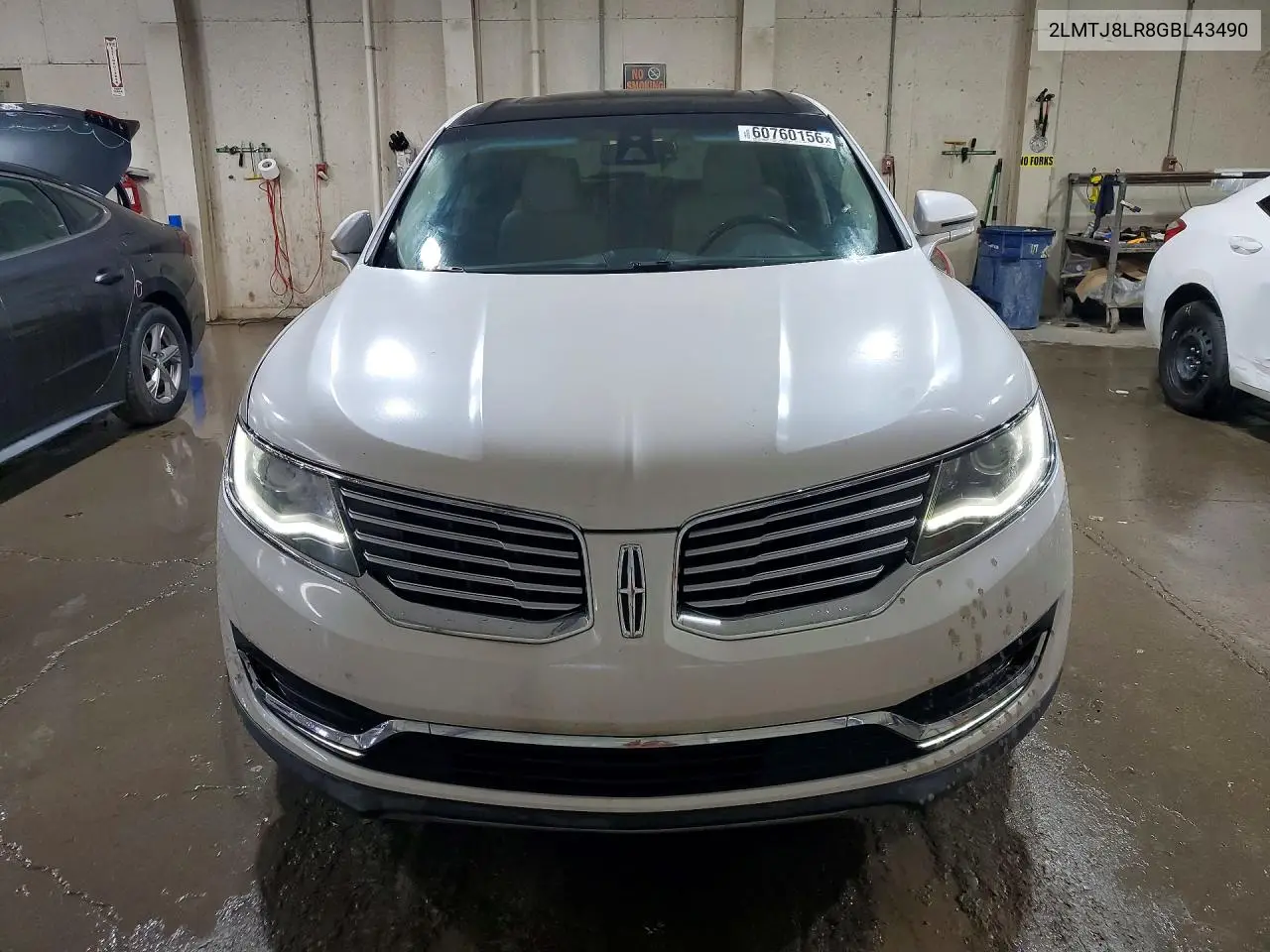 2016 Lincoln Mkx Reserve VIN: 2LMTJ8LR8GBL43490 Lot: 60760156