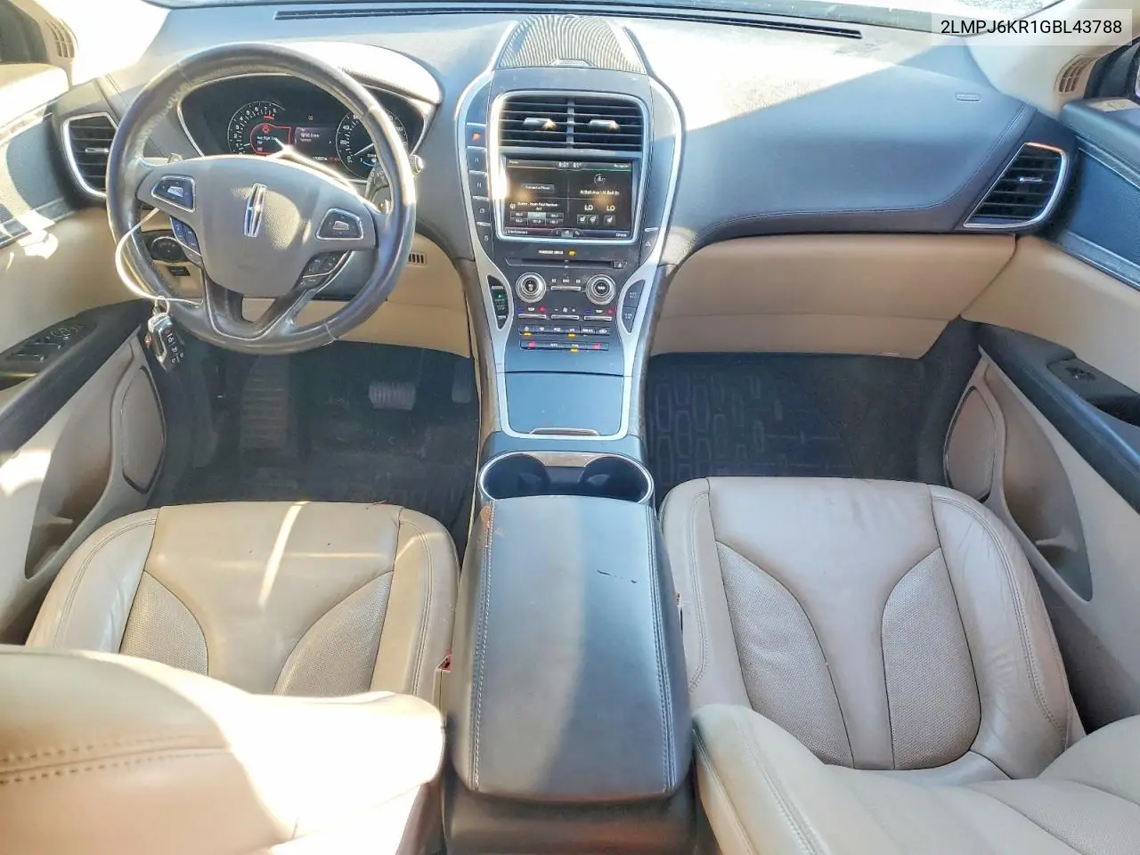 2016 Lincoln Mkx Select VIN: 2LMPJ6KR1GBL43788 Lot: 60803496