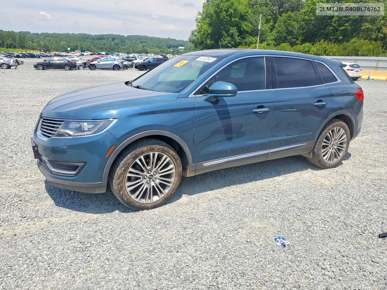 2016 Lincoln Mkx Reserve VIN: 2LMTJ8LR4GBL76762 Lot: 60840646