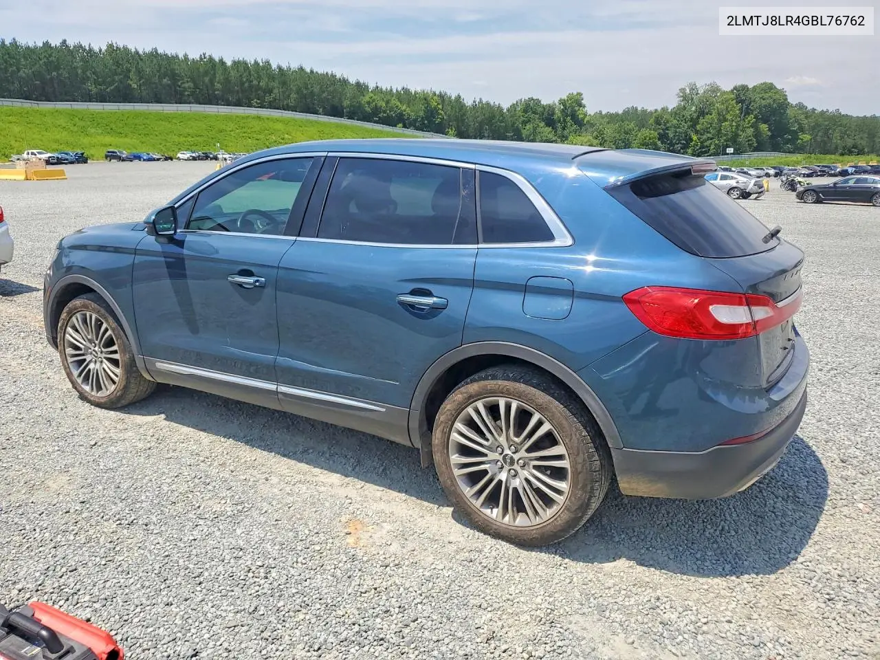 2016 Lincoln Mkx Reserve VIN: 2LMTJ8LR4GBL76762 Lot: 60840646
