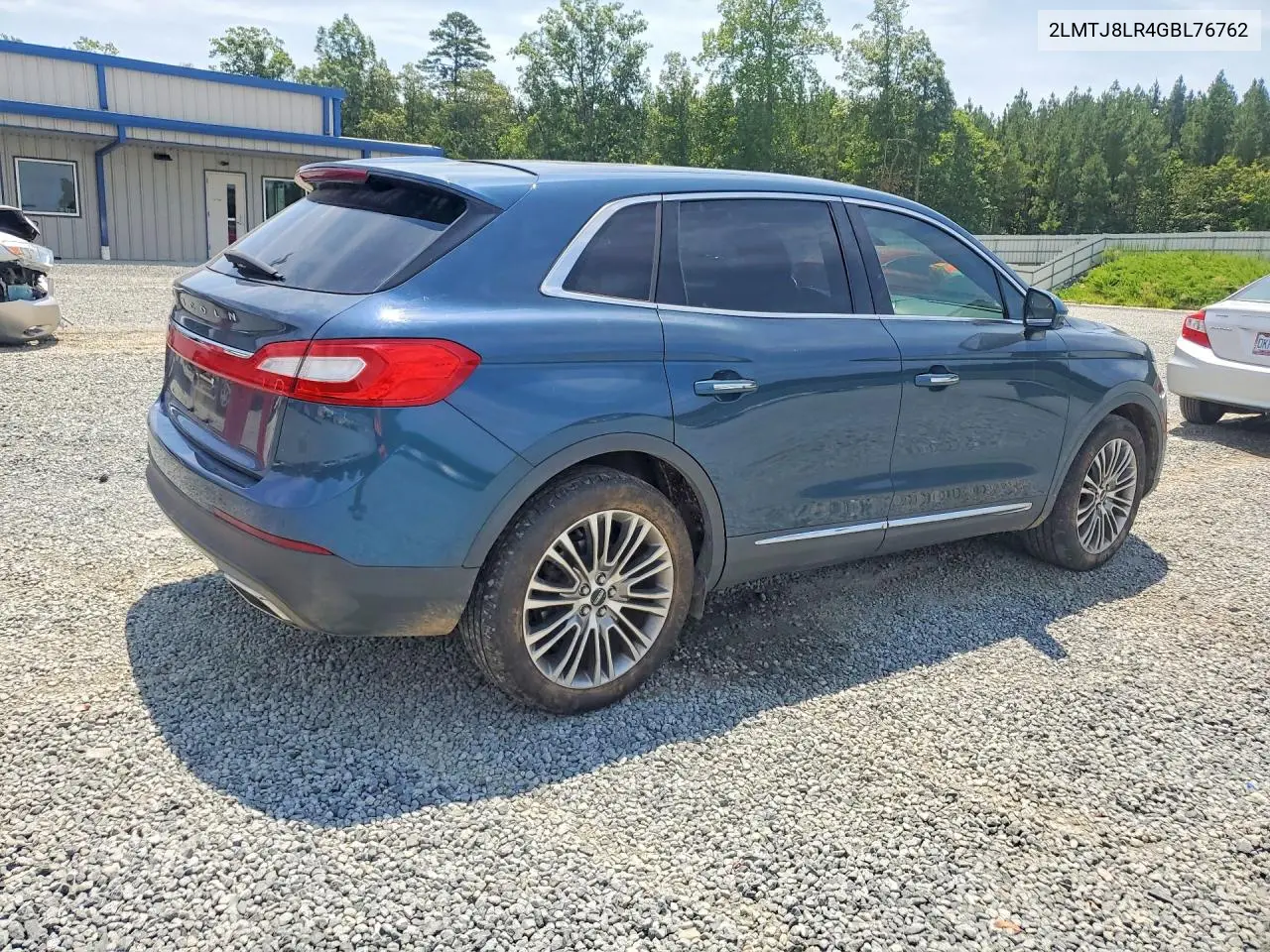 2016 Lincoln Mkx Reserve VIN: 2LMTJ8LR4GBL76762 Lot: 60840646