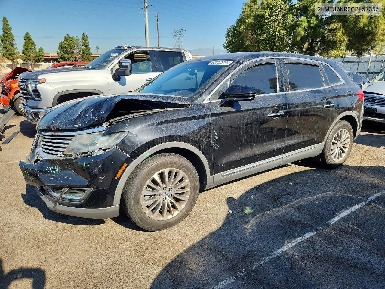 2016 Lincoln Mkx Select VIN: 2LMTJ6KR0GBL57356 Lot: 60868956