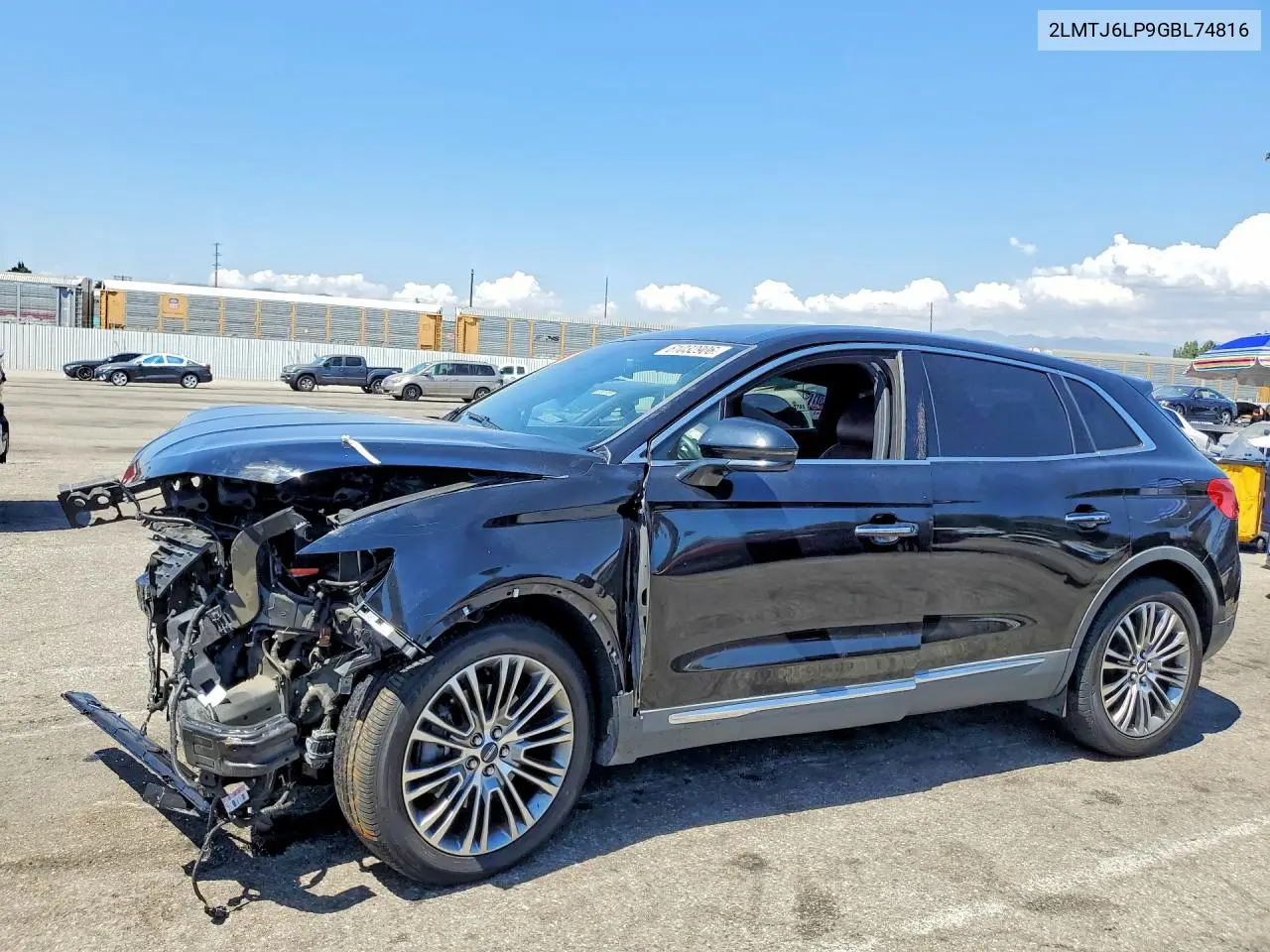 2016 Lincoln Mkx Reserve VIN: 2LMTJ6LP9GBL74816 Lot: 61032906